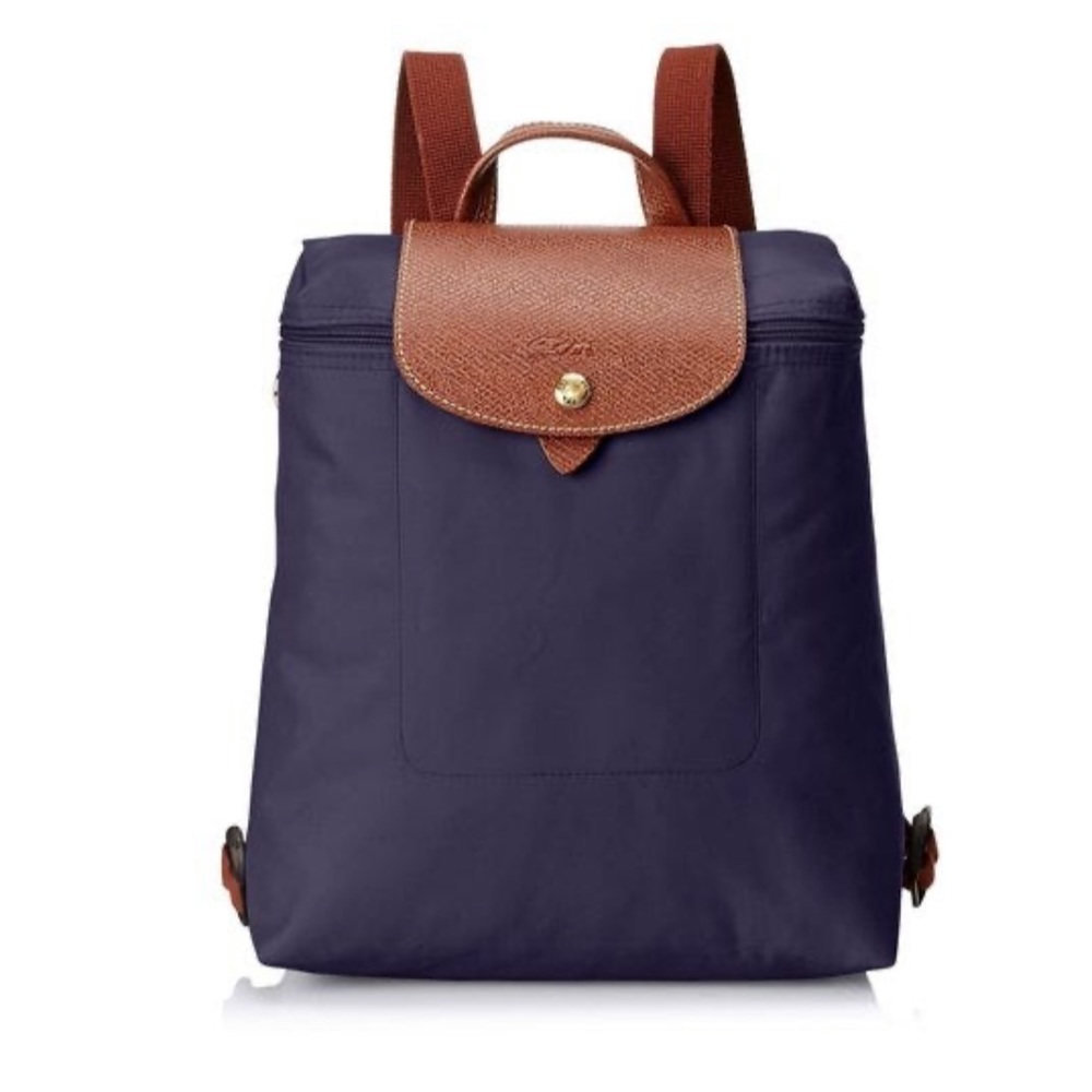 Longchamp backpack in Eggplant